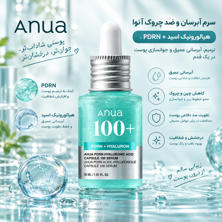 سرم آبرسان و ضد چروک آنوا PDRN و هیالورونیک اسید | Anua